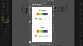 Adobe Illustrator 2025 - Tip to Add Gradient Effect Like a PRO #vipulgraphics #illustrator