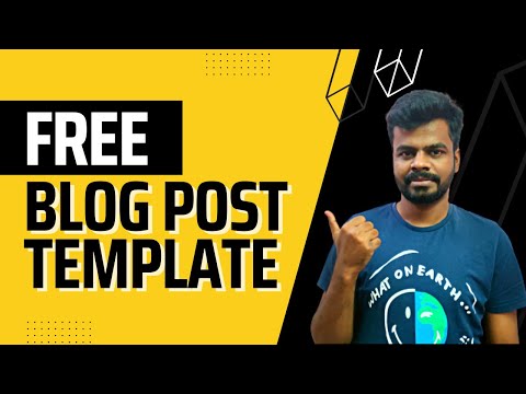3 Blog Post Templates for FREE in Tamil | Content Writing in Tamil