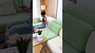 Luxury Grey Fabric Sofa Set | Modern Living Room Couch with Soft Cushions