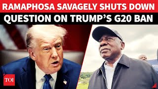 Ramaphosa's Shock Attack After Trump Shuts South Africa Out Of G20 | ‘What Sleepless Nights?’