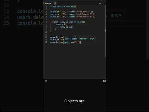 JavaScript Maps vs. Objects: Key Differences and Performance  #coding #javascript #datastructures