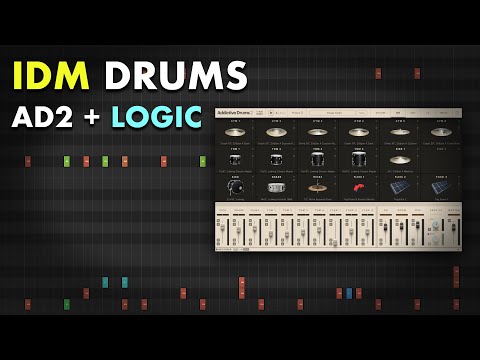 How I Build IDM Drums: Logic & Addictive Drums 2 (Part 1/4)