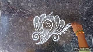 Small beautiful freehand daily rangoli designs#simple freehand rangoli designs