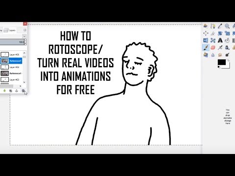 How to Rotoscope/Turn Video into an Animation using Free Software