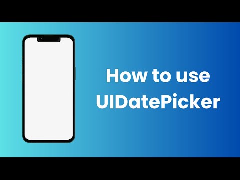 How to use UIDatePicker | Swift | Xcode 16.0