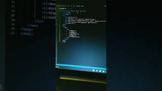 how to create a moving nav bar #html #css #javascript