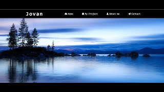 Learn on how to create navigation bar with icons using HTML and CSS only