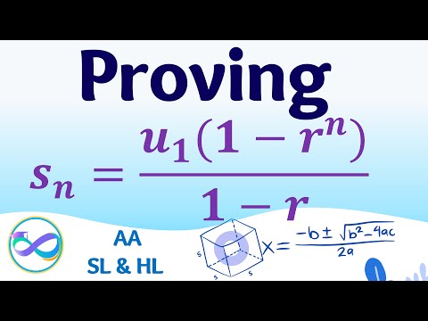 How To Derive The Formula For The Sum Of a Geometric Series | IB Math AA ٍ(SL HL)