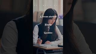 Korean student Study schedule #koreanstudymotivation #studywme #studyinspo #studyhacks