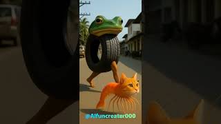 AI #ai #aivideo #editing #edit #fun #cinema #cinematic  #software #cat #frog #marvel #youtubeshorts