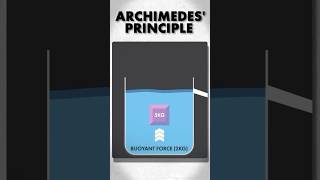 Archimedes Principle Explained in 60 seconds!