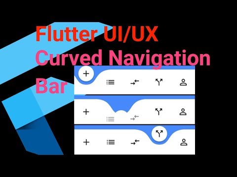 Flutter UI/UX: Curved Navigation Bar