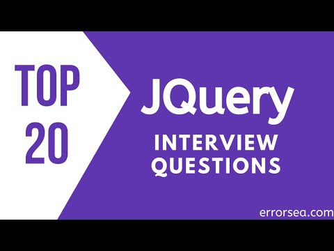 jQuery Interview Questions and Answers
