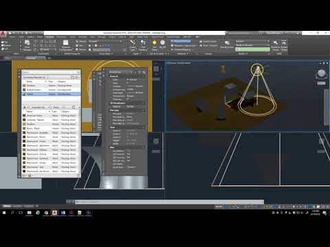 AutoCAD Spotlights and Web Lights