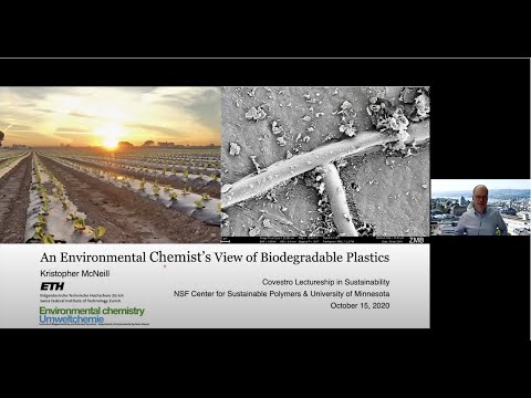 2020 Covestro Lectureship in Sustainability: Professor Kris McNeill