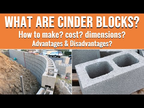 Cinder blocks- How to make cinder blocks? Dimensions, Cost, Advantages, & disadvantages | BY VINAY