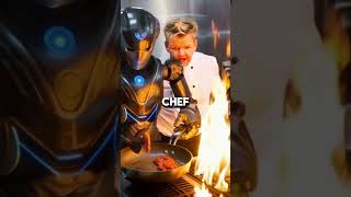 Optimus 2 vs Gordon Ramsey - Captions. Futuristic kitchen robot learn cooking