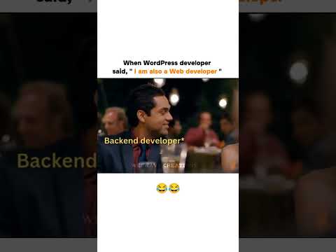When a WordPress Developer Says ‘I’m a Web Developer’ to Frontend & Backend Devs