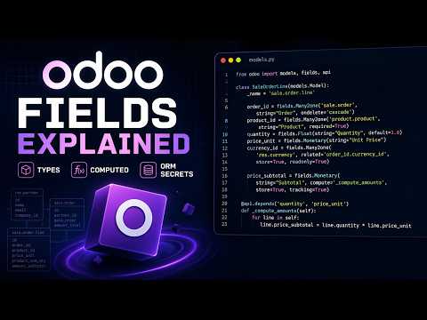 Odoo Fields Explained 🚀 Types, Computed & ORM Secrets 💡