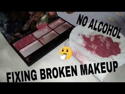 Fixing Broken Makeup Without Using OR Rubbing Alcohol | Tricky Tips |