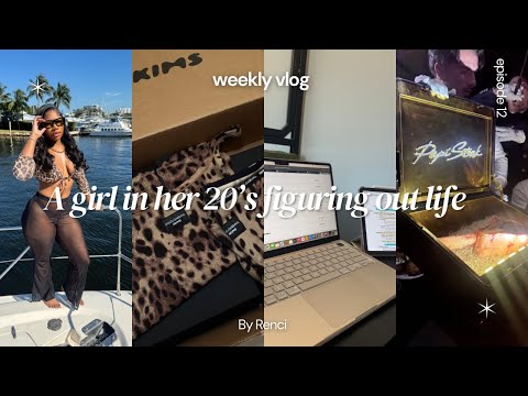 WEEKLY VLOG: GLOW UP WITH ME, MIAMI WEEKEND, STUDY TIPS, PAPI STEAK & MORE