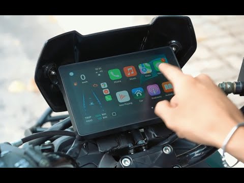 TFT Dashboard with Apple Carplay and Digital Key, ALL in Nijia #125ccmotorcycle #carplay #advanced