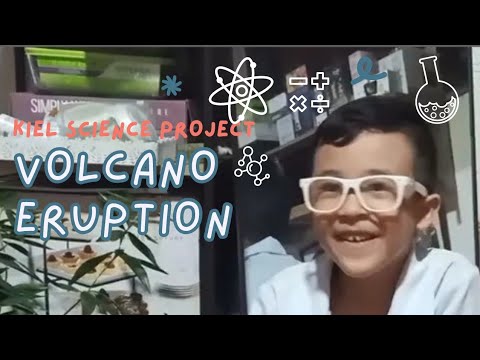 Vlog #2 DIY VOLCANO  ERUPTION | KIEL SCIENCE PROJECT