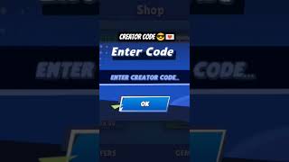 😨 Stumble guys support this creator code 😎🤯  👆🏻 #stumbleguys #creatorcode #scopely #shorts
