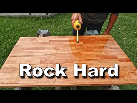 Epoxy Resin Table Top Vertigo Effect