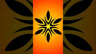 Radial Floral Pattern in CorelDraw | Mandala Design Tutorial #Shorts #coreldraw #vector #graphics