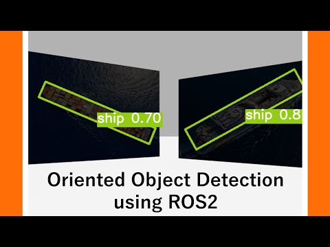 Oriented Object Detection using ROS2