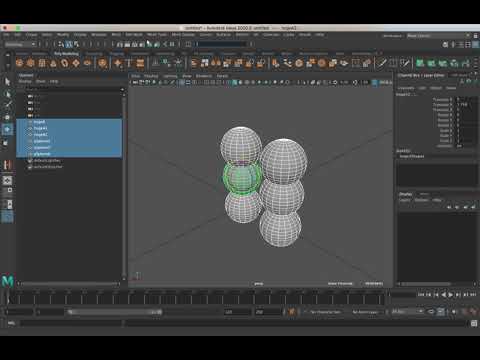 Maya - ステータスラインの入力フィールドで名称変更