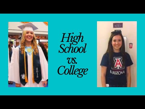 20 Differences Between High School and College