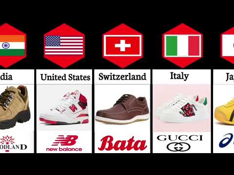 shoes brand by different countries||Shoes from different countries