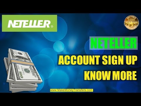 Neteller Account 😃 Easily Sign Up For A Neteller Account In Minutes.