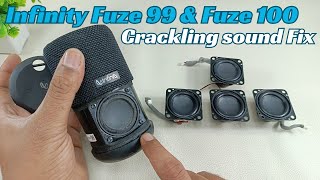 Infinity FUZE 100, FUZE 99 Crackling Sound problem FIX & Drivers for sale!