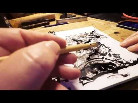 Ghent - Down in the Dungeon Drawing
