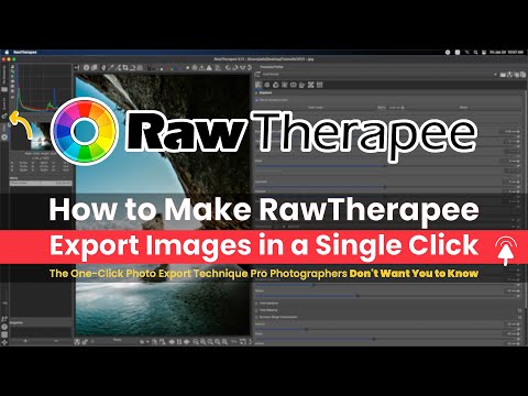 How to Batch Export Photos in RawTherapee: One-Click Workflow