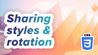 Write a reusable CSS class and use CSS transforms to rotate an item - Recipe for Disaster pt 14