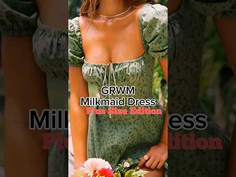 My first #grwm showing off the #milkmaid dress I made! #sewing