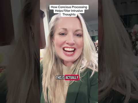 Understanding how conscious processing can help filter out intrusive thoughts! #philosophyofmind