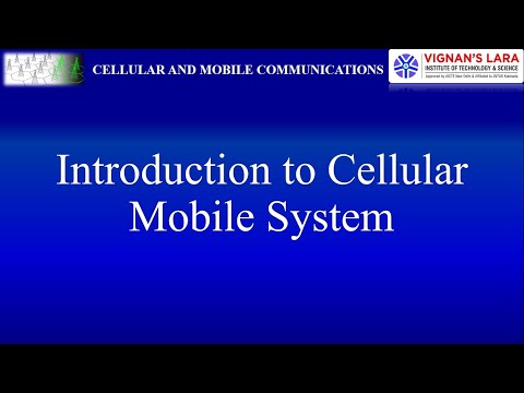 Unit-1 Introduction to Cellular Mobile Systems