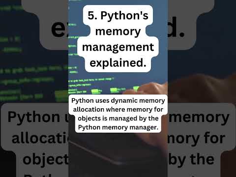 Python's memory management explained  #coding #programming #developer #code #tech