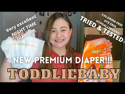 TODDLIEBABY DIAPER REVIEW | NEW Premium Diaper | ECO-FRIENDLY | Chlorine-Free Diaper | Paula C.