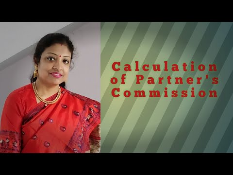 Accounts Class 4 on Calculation of Partner's Commission