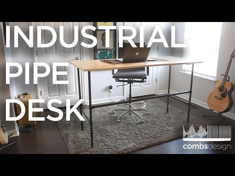DIY Industrial Pipe Desk