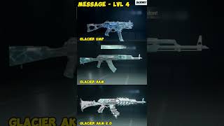 New Glacier UMP Vs Glacier AKM #pubgmobile #pubgshorts #bgmi