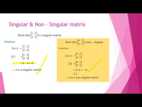 Inverse of a matrix