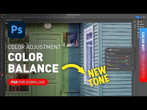 Color Balance Adjustment Layer + PSD File Demonstrated [Photoshop Color for Beginners]