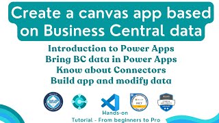 Create a canvas app based on Business Central data #powerapps #gomstechtalks #businesscentral